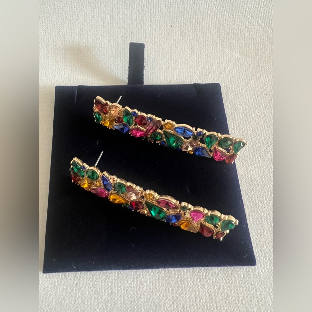 Multi stone earring - Picture 4 of 4